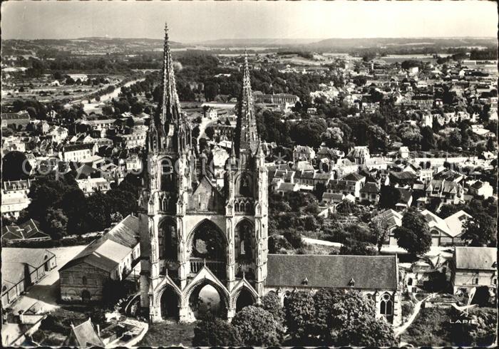 Soissons Aisne Fliegeraufnahme Abbaye