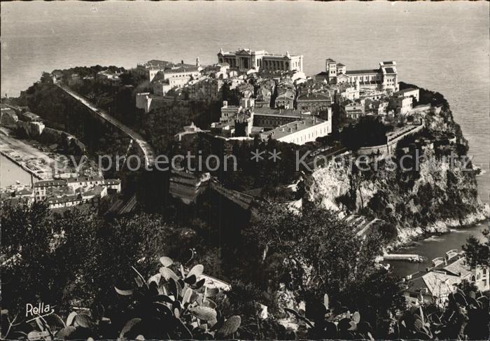 Monaco Le Rocher Fliegeraufnahme