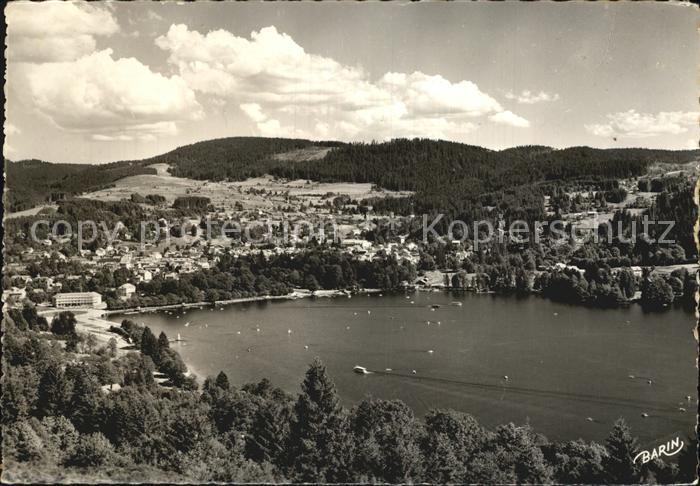 Gerardmer Vosges Fliegeraufnahme Lac et la Ville