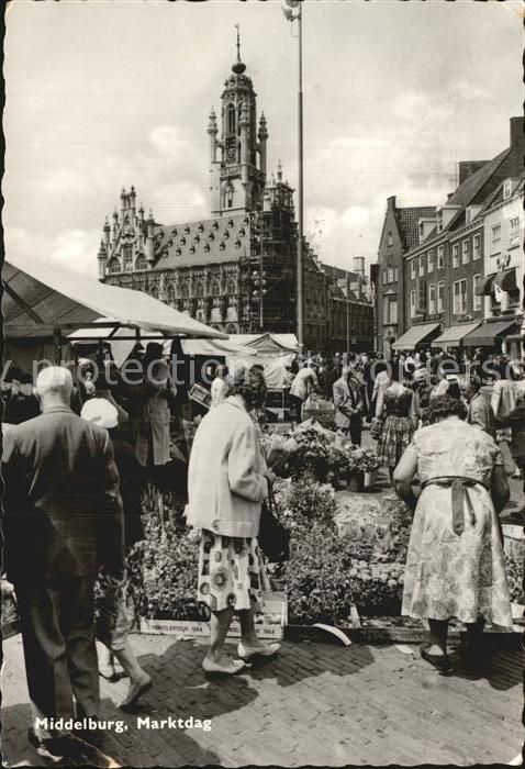 Middelburg Zeeland Marktdag
