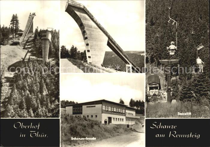 Oberhof Thueringen Schanzenbaude Schanze am Reinnsteig
