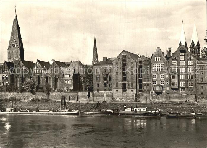BREMEN  CITY Pachhaeuser an der Martinskirche