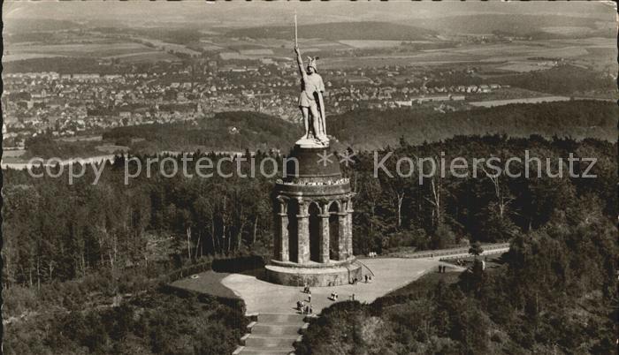 Hermannsdenkmal Fliegeraufnahme