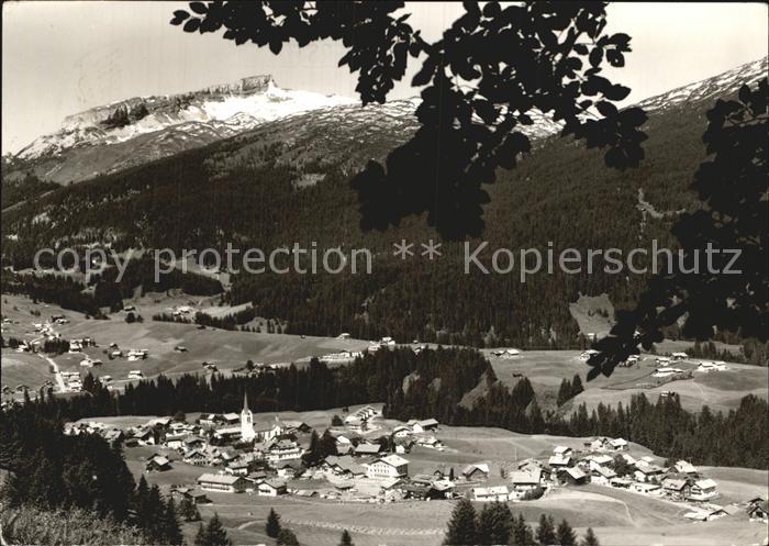 Riezlern Kleinwalsertal Vorarlberg Fliegeraufnahme