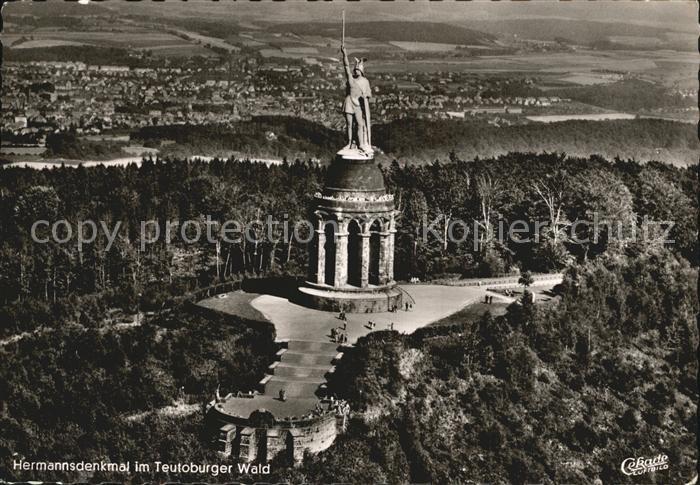 Hermannsdenkmal Fliegeraufnahme
