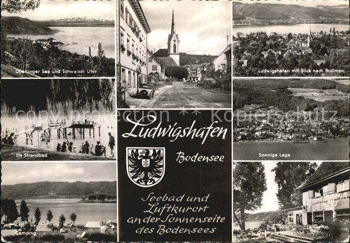 Ludwigshafen Bodensee Fliegeraufnahmen Strandbad Scchwarzer-Ufer