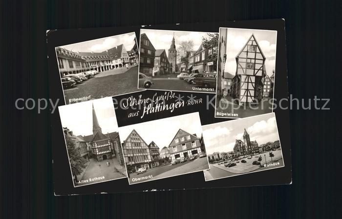 Hattingen Ruhr Untermarkt Buegeleisen Kraemerdorf