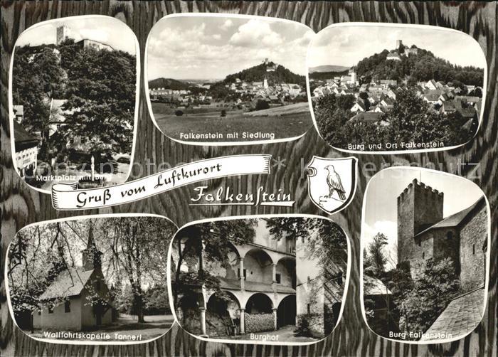 Falkenstein Oberpfalz mit Burg Wallfahrtskapelle