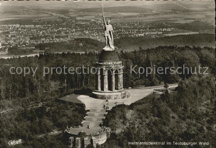 Hermannsdenkmal Fliegeraufnahme