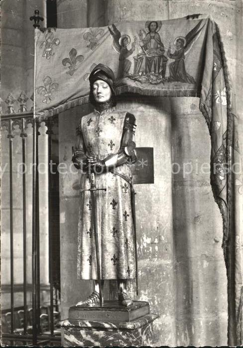 Reims Champagne Ardenne Cathedrale Statue de Jeanne D`Arc