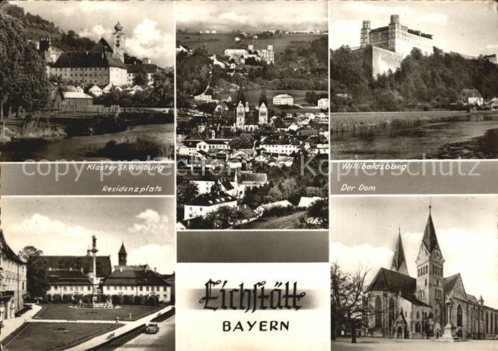 Eichstaett Oberbayern Willibaldsburg Dom Kloster St. Walburg