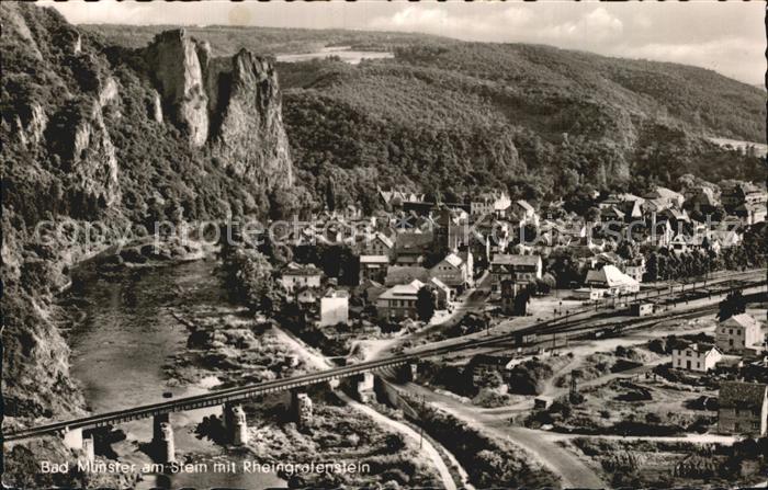 Bad Muenster Stein Ebernburg Rheingrafenstein Panorama