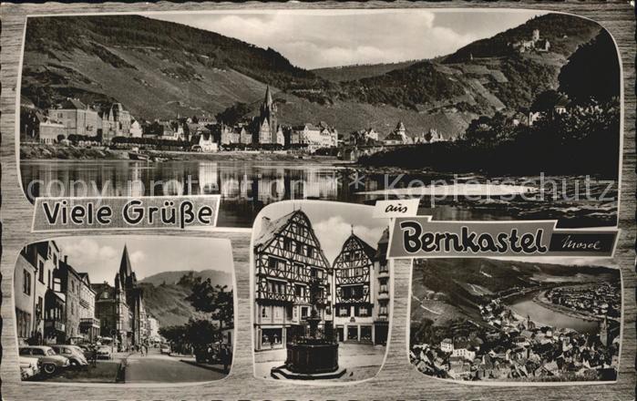 BERNKASTEL-KUES Berncastel Rheinland-Pfalz Mosel Stadtansichten Panorama