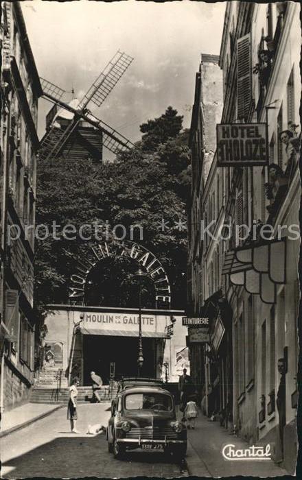 Montmartre Paris Moulin La Galette Hotel Tholoze