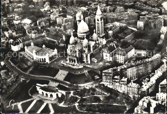 Paris Luftaufnahme Sacre Coeur Montmartre