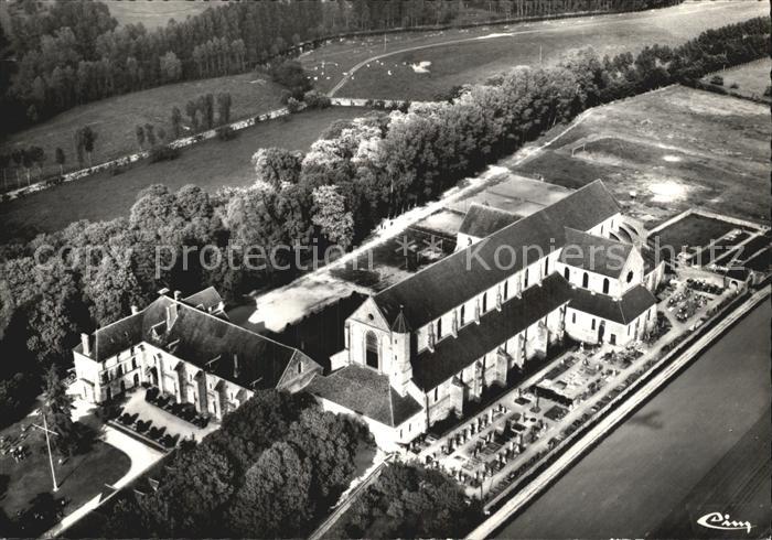 Pontigny Kloster Luftbild