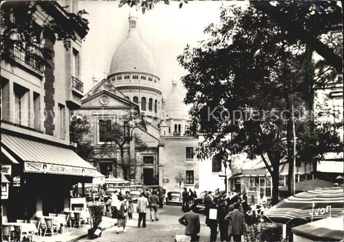 Paris Place du Tertre Basilika Montmartre