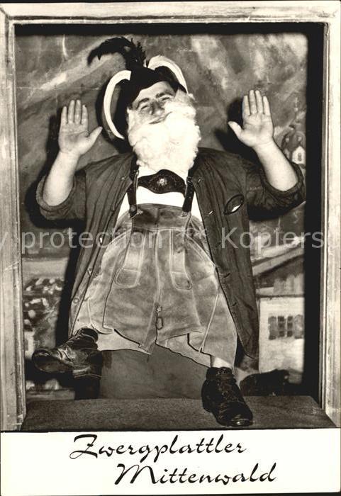 Mittenwald Bayern Zwerkplattler