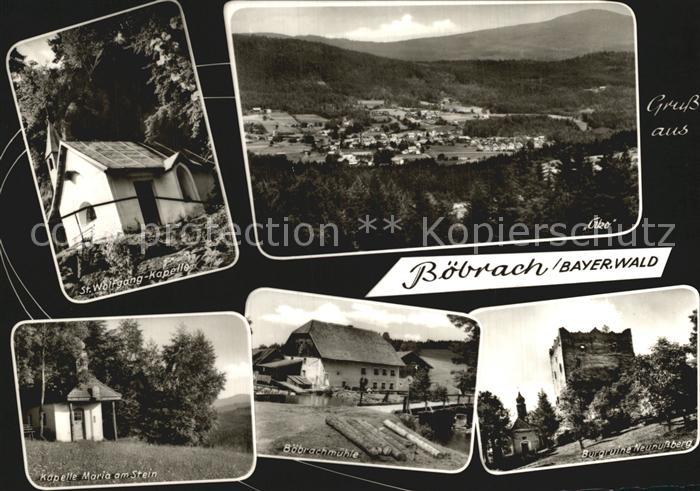 Boebrach Sankt Wolfgang Kapelle Maria am Stein Burgruine Boebrachmuehle