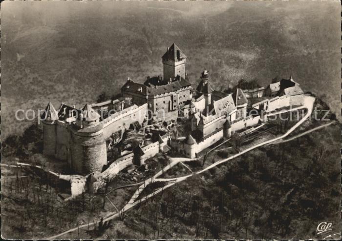 Haut-Koenigsbourg Hohkoenigsburg Luftaufnahme