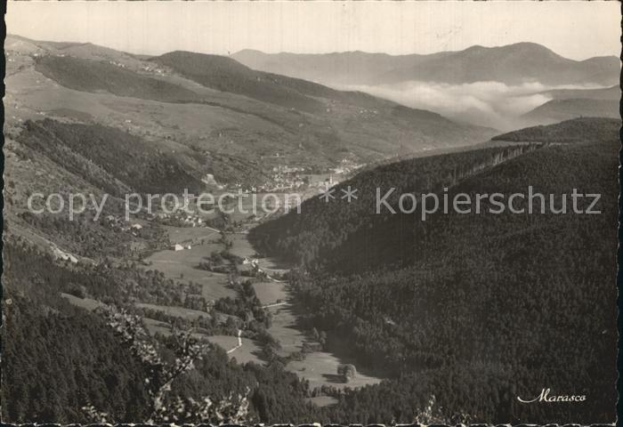 Munster Haut Rhin Elsass Tal Panorama
