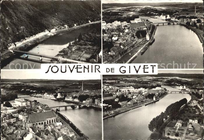 Givet Ardennes Luftaufnahme Petit Chooz