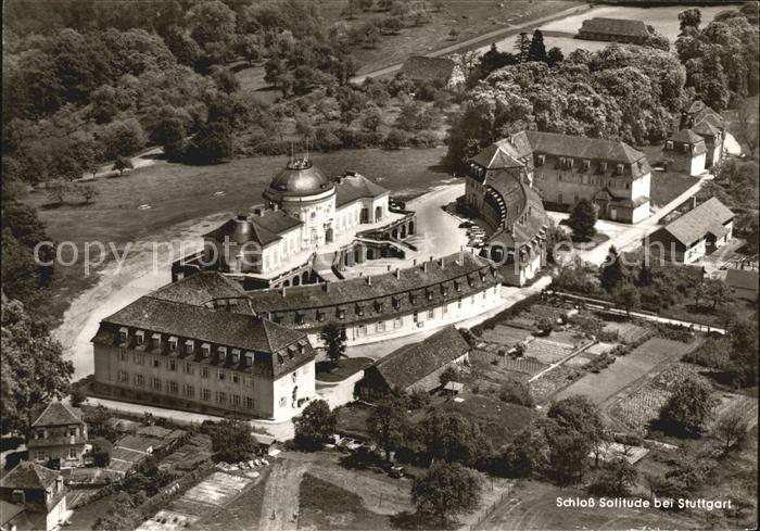 Solitude Stuttgart Schloss Luftaufnahme