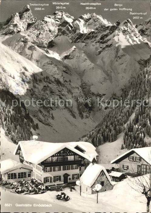 Einoedsbach Gaststaette Maedelegabel Hochfrottspritze