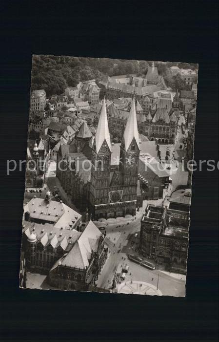 BREMEN  CITY An der Vogelschau