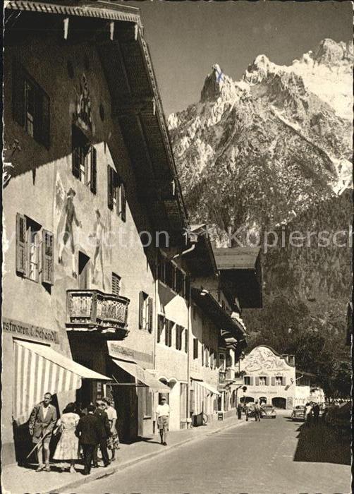 Mittenwald Bayern Adlerhaus Karwendelgebirge