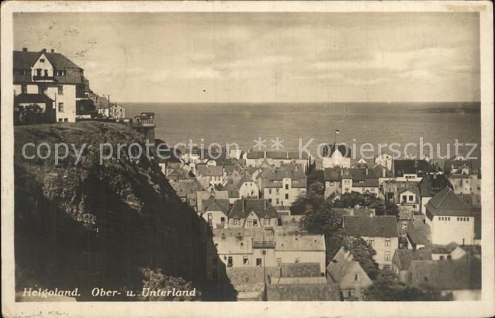 HELGOLAND Insel Schleswig-Holstein Ober und Unterland