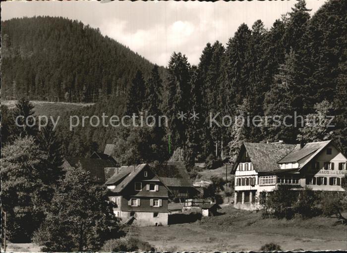 Forbach Baden Hundsbach Gastaus Pension zum Loewen