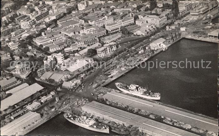 Dakar Luftaufnahme Hafen