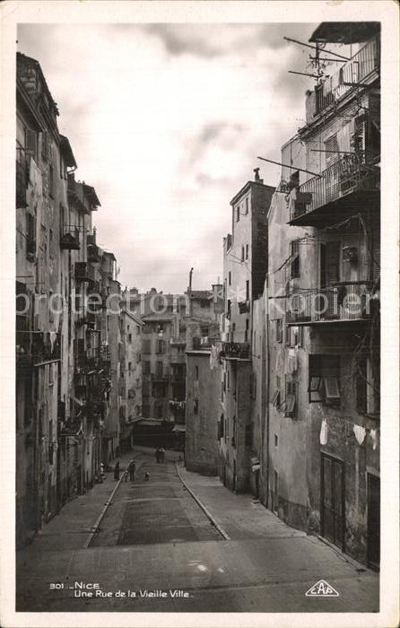 Nice Alpes Maritimes Rue de la Vieille Ville