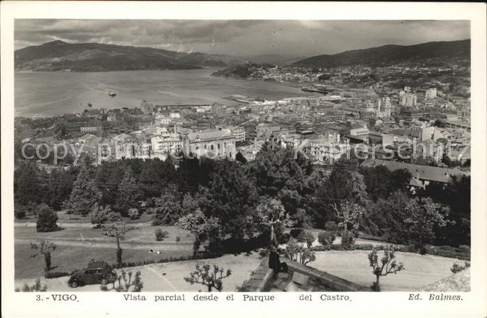Vigo Galicia Espana Parque Luftaufnahme