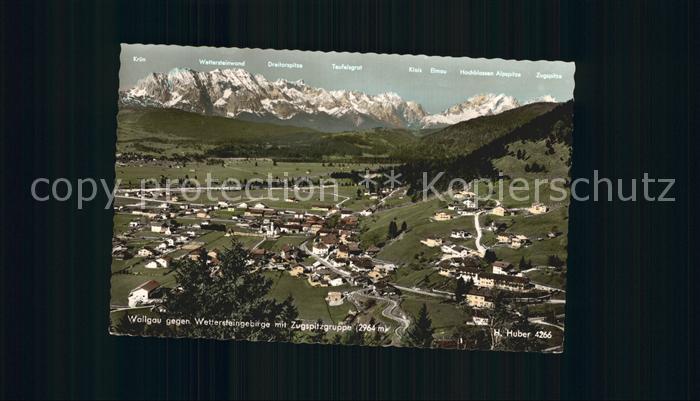 Wallgau Wettersteingebirge Zugspitze