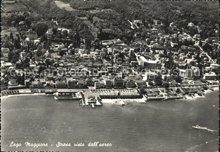 Lago Maggiore Stresa vista Luftaufnahme
