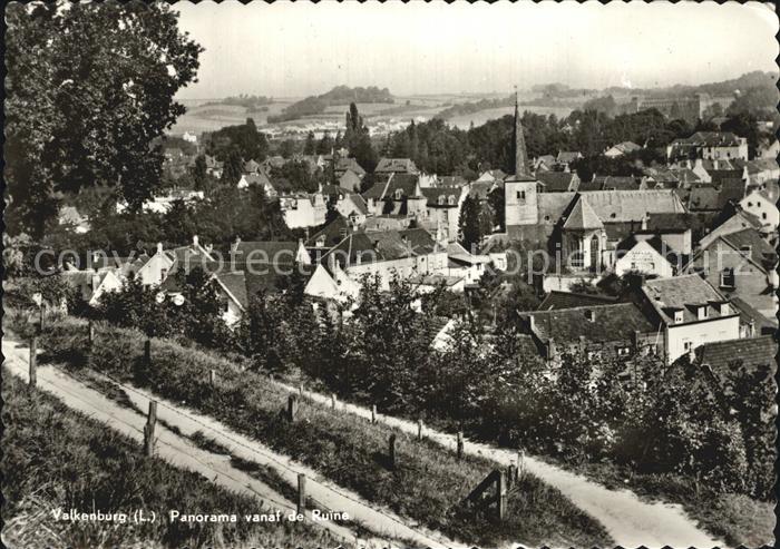 Valkenburg aan de Geul Panorama von der Ruine