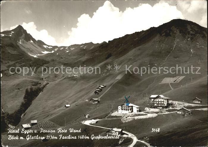 Faschina Hotel Egger Pension Rote Wand Glatthorn