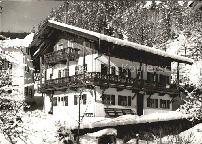 Reit Winkl Haus Hans Speicher