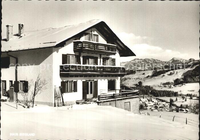 Maderhalm Haus Bergland Winter