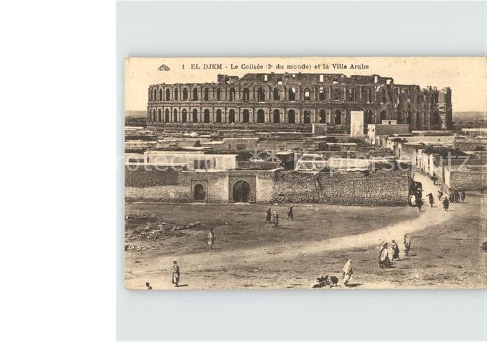 El-Djem Colisee Ville Arabe