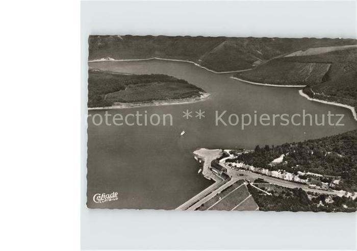 Heimbach Eifel Fliegeraufnahme Ruhrtalsperre Schwammenauel