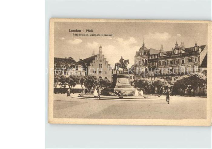 Landau Pfalz Paradeplatz Luitpold-Denkmal