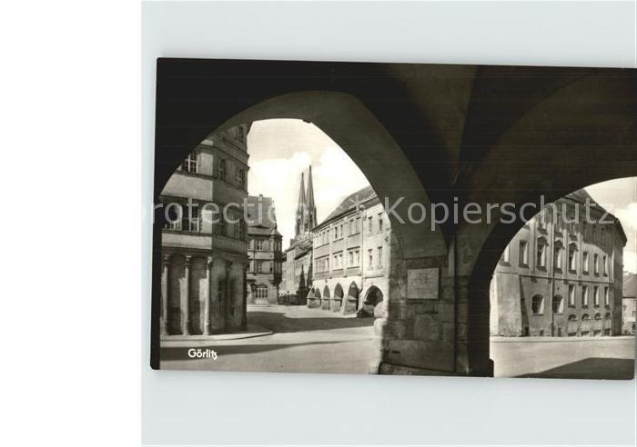 Goerlitz Sachsen Lauben Untermarkt