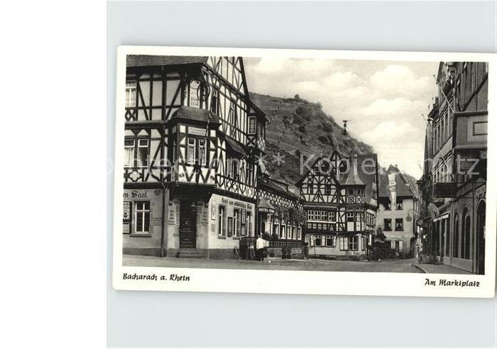 Bacharach Rhein Marktplatz