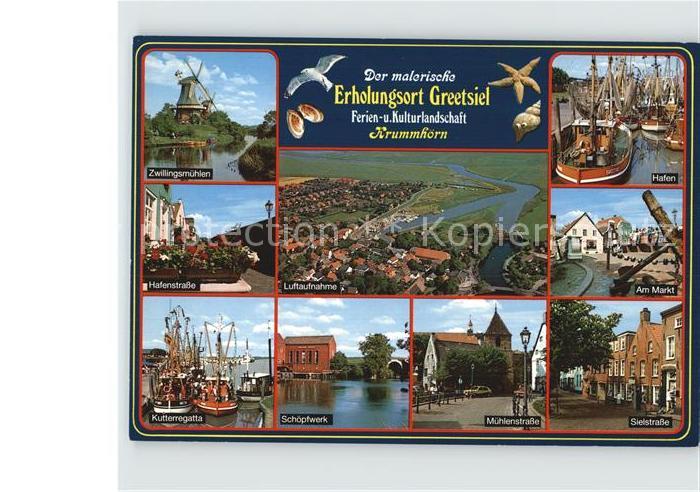 Greetsiel Hafen Markt Schoepfwerk