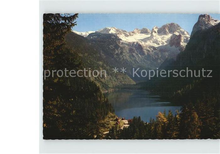 Gosau Oberoesterreich See Hohe Dachstein