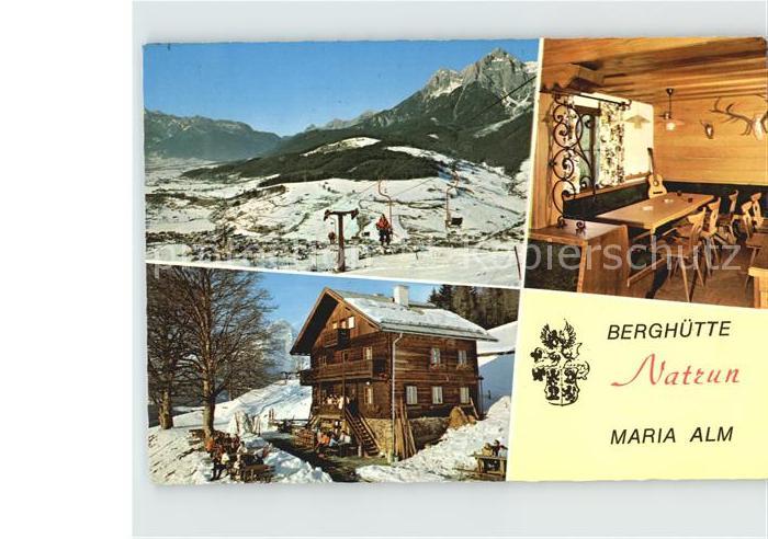 Maria Alm Steinernen Meer Berghuette Natrun Sesselbahn