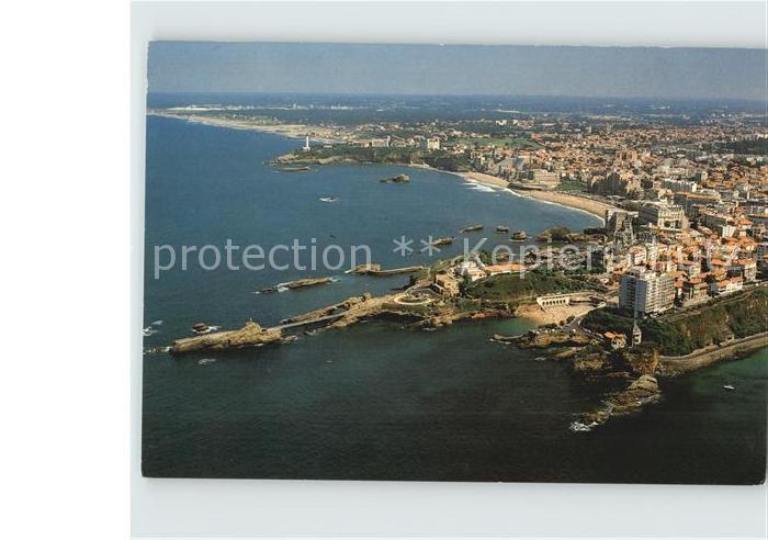 Biarritz Pyrenees Atlantiques Fliegeraufnahme
